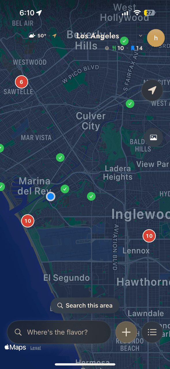 A living map colored by people you trust.
